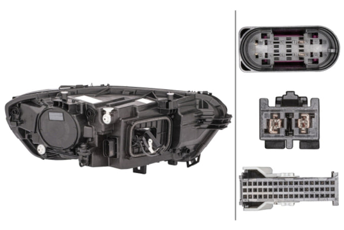 Headlamp Lh Led Static <br>20-21 Mercedes-Benz Cla