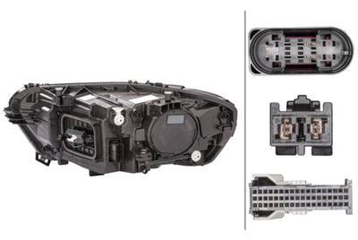 Headlamp Rh Led Static <br>20-21 Mercedes-Benz Cla