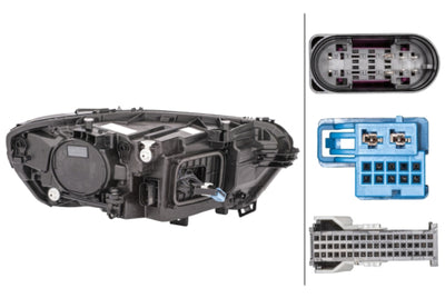 Headlamp Lh Led Dynamic <br>20-21 Mercedes-Benz Cla