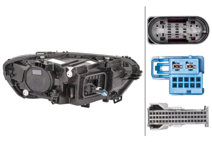 Headlamp Lh Led Dynamic <br>20-21 Mercedes-Benz Cla