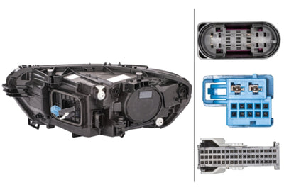 Headlamp Rh Led Dynamic <br>20-21 Mercedes-Benz Cla