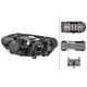 Headlamp Lh Led Static <br>19-20 Mercedes-Benz A Class