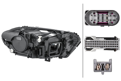 Headlamp Lh Led Static <br>19-20 Mercedes-Benz A Class