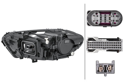 Headlamp Rh Led Static <br>19-20 Mercedes-Benz A Class