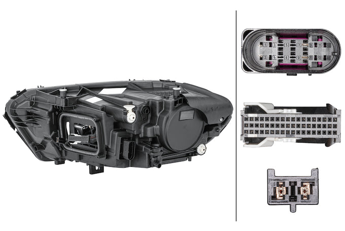 Headlamp Rh Led Static <br>19-20 Mercedes-Benz A Class