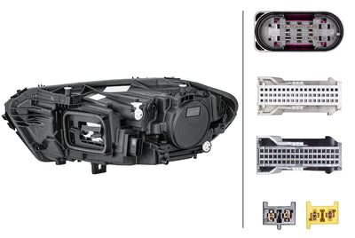 Headlamp Rh Led <br>19-20 Mercedes-Benz A220
