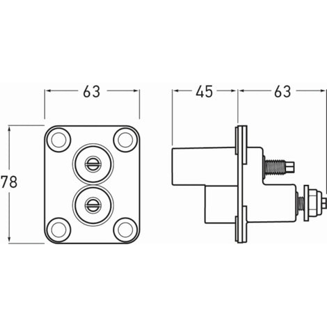 Jump Start Zinc Coated Terminal <br> Universal