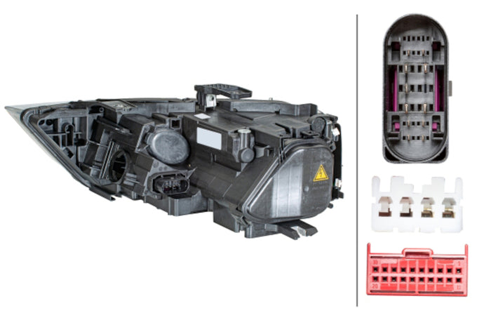 Headlight Assembly <br>15-18 Audi Q3