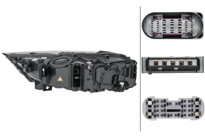 Halogen Headlight Assembly <br>17-19 Audi Q7