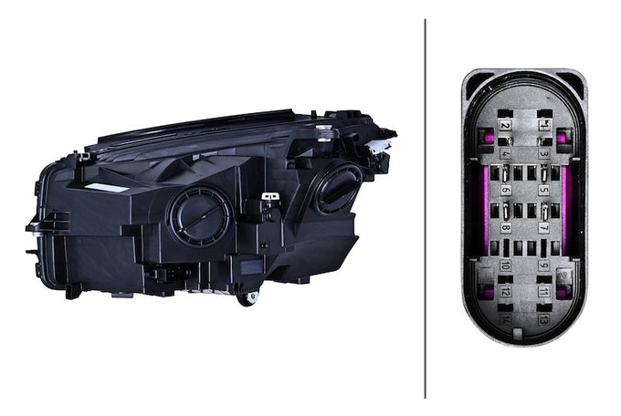 Headlight Assembly <br>16-21 Mercedes-Benz GLC250