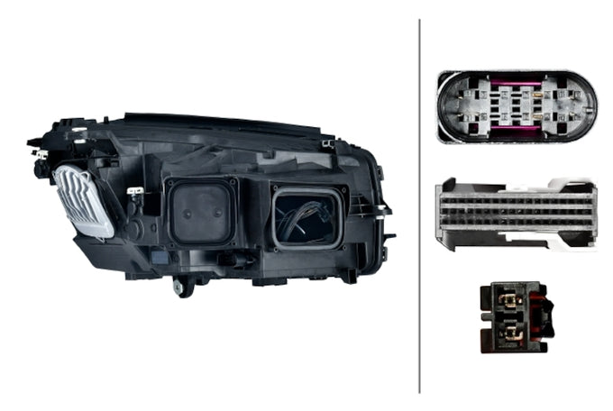 Headlight Assembly <br>16-21 Mercedes-Benz GLC250
