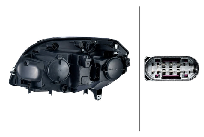 Headlight Assembly <br>09-15 Mercedes-Benz GLK250