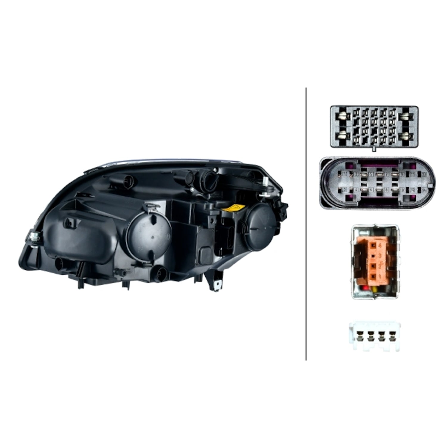Headlight Assembly <br>09-11 Mercedes-Benz GLK280
