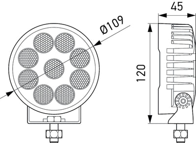 ValueFit LED Work Light TR3000 LED MV CR LT <br> Universal