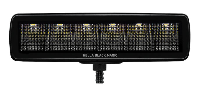 Black Magic 6 L.E.D. Mini Light Bar - Flood Beam <br> Universal