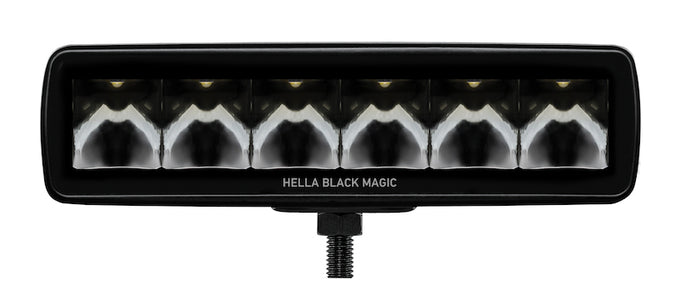 Black Magic 6 L.E.D. Mini Light Bar - Spot Beam <br> Universal