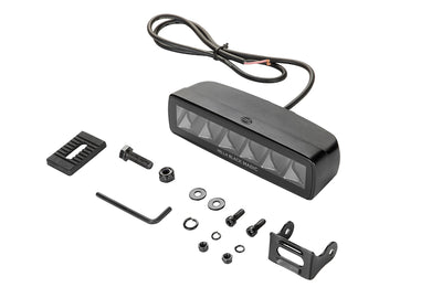 Black Magic 6 L.E.D. Mini Light Bar - Spot Beam <br> Universal