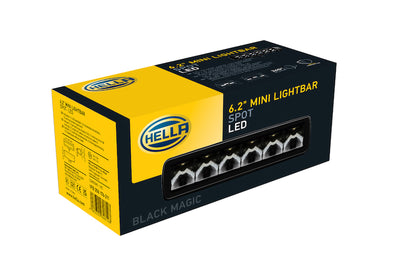 Black Magic 6 L.E.D. Mini Light Bar - Spot Beam <br> Universal