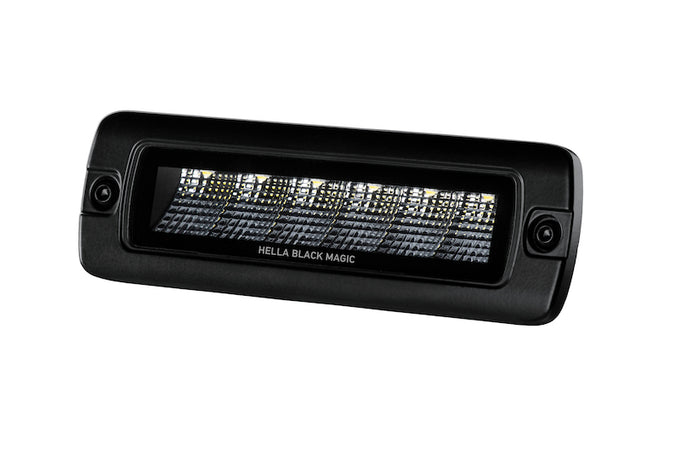 Black Magic 6 L.E.D. Flush Mount Mini Light Bar <br> Universal
