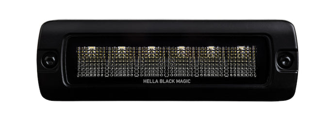 Black Magic 6 L.E.D. Flush Mount Mini Light Bar <br> Universal