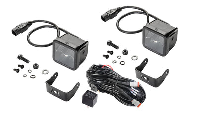 Black Magic 2.7in L.E.D. Cube Kit - Flood Beam <br> Universal