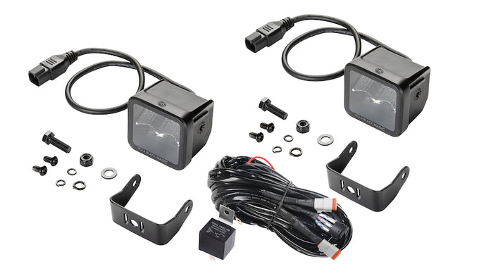 Black Magic 2.7in L.E.D. Cube Kit - Flood Beam <br> Universal