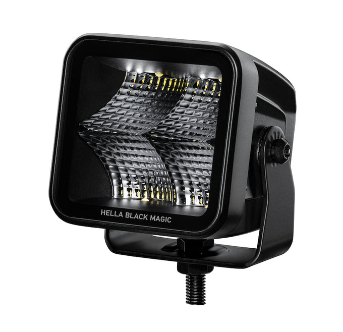 Black Magic 3.2in L.E.D. Cube Kit - Flood Beam <br> Universal