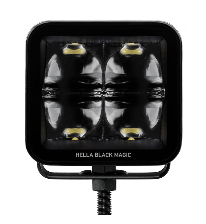 Black Magic 3.2in L.E.D. Cube Kit - Spot Beam <br> Universal
