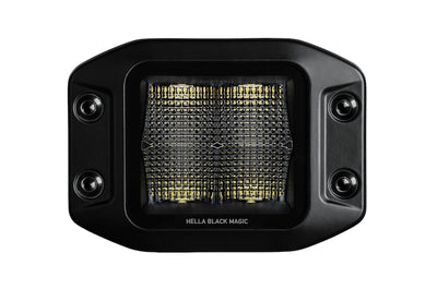 Black Magic 3.2in L.E.D. Cube Kit - Flood Beam <br> Universal