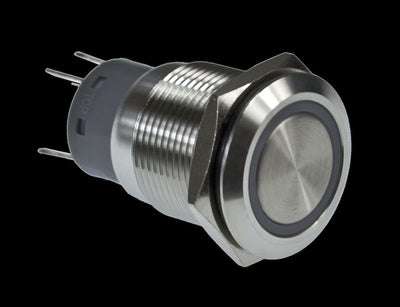Switch On/Off Ring 12V Blue 8Hg <br> Universal