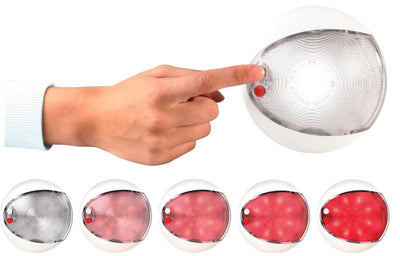 Interior Lamp Euroled130T Red/Wht 2Ja <br> Universal