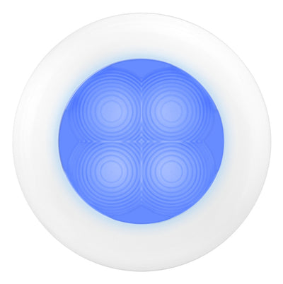 Courtesy Lamp Rnd Blue Md12 Wh Rim 2Xt <br> Universal
