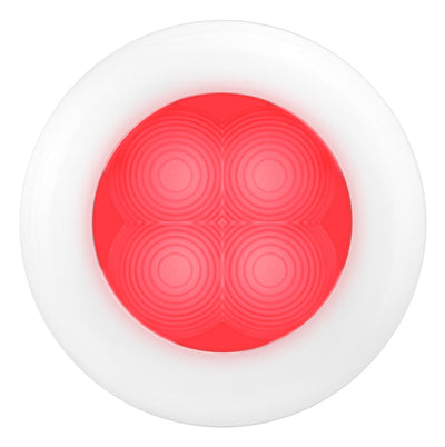 Courtesy Lamp Rnd Red Md12 Wh Rim 2Xt <br> Universal