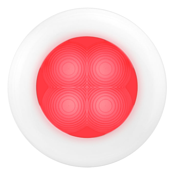 Courtesy Lamp Rnd Red Md12 Wh Rim 2Xt <br> Universal