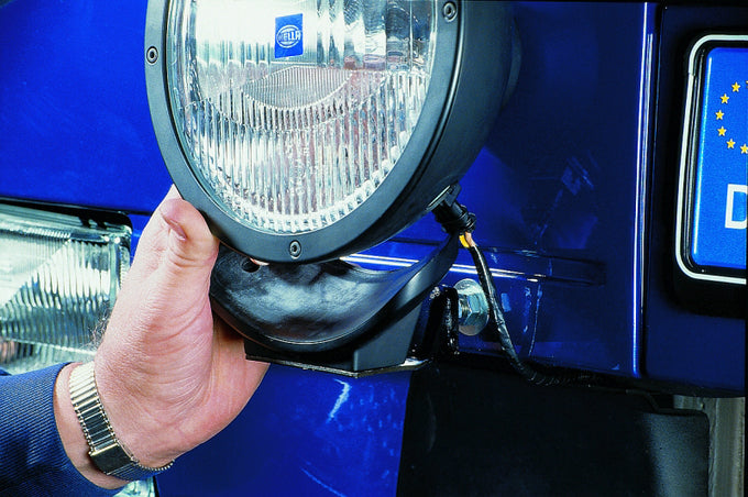 Rallye 4000 series BlackEuro Beam 12V Halogen Lamp<br> Universal