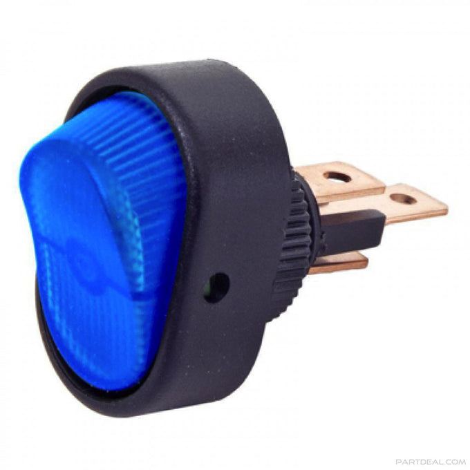 Switch Rocker Spst Blu <br> Universal