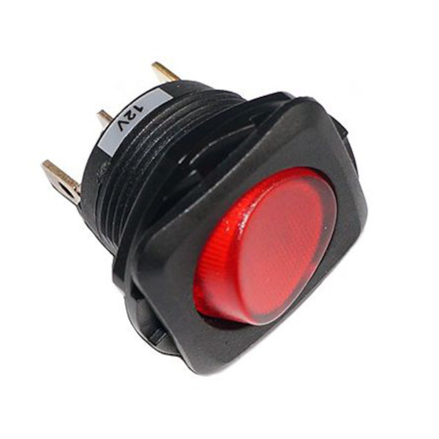 Switch Rocker Spst Inc Red <br> Universal