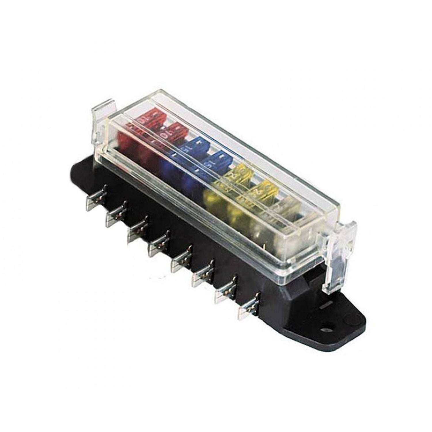 8-Way Lateral Single Fuse Box <br> Universal