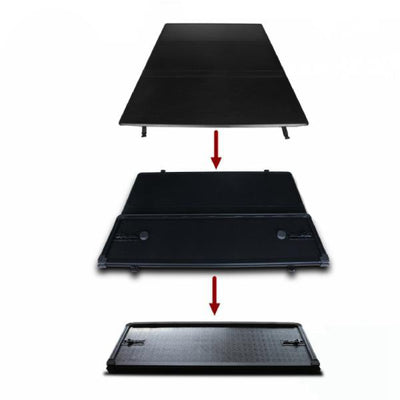 Hard Tonneau Cover <br>09-23 Dodge Ram 1500, 2500, 3500