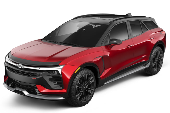 Smoke Aeroskin Low Profile Hood Protector <br>19-24 Chevy Blazer