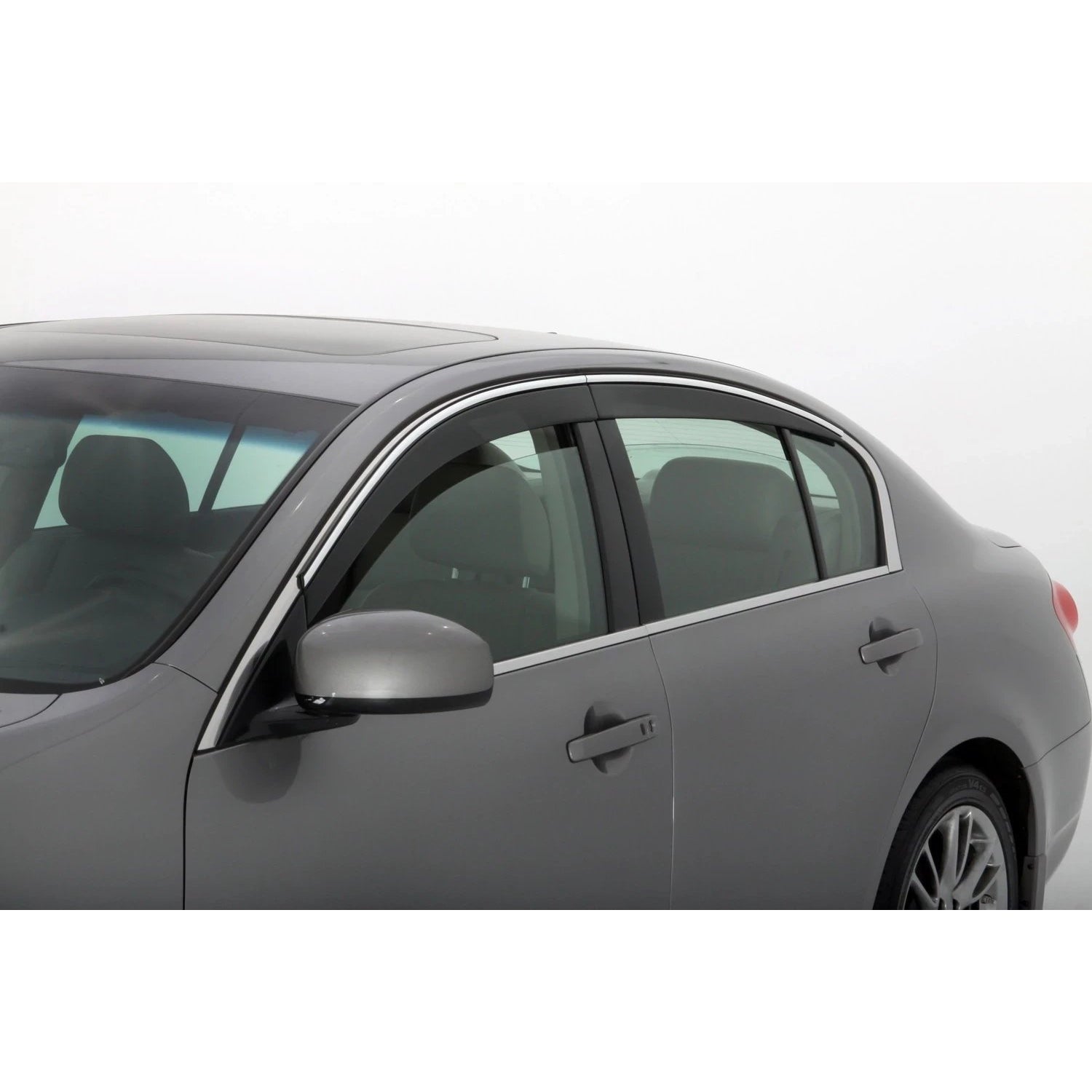 4Pcs Chrm Trim Low Profile Ventvisor <br>06-13 Lexus IS250, IS350