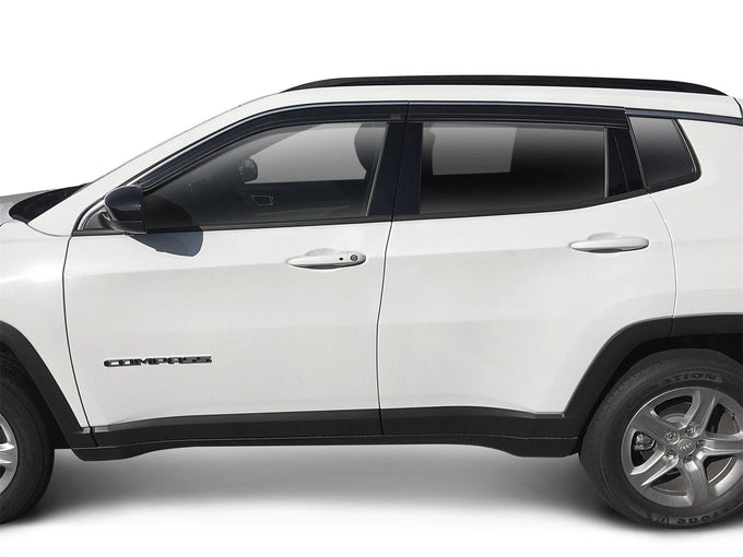 4Pcs Chrm Trim Low Profile Ventvisor <br>14-20 Nissan Rogue