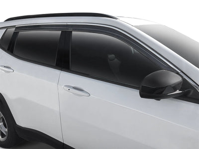 4Pcs Chrm Trim Low Profile Ventvisor <br>17-23 Jeep Compass