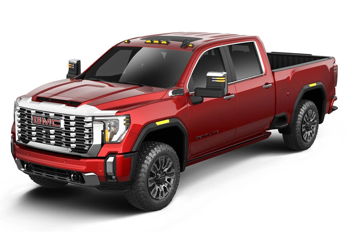 Chrome Aeroskin Low Profile Hood Protector <br>15-19 Chevy Silverado 2500, 3500 HD
