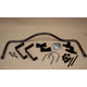 Solid Heat Treated Chromoly 1-1/8in Rear Sway Bar <br> 88-00 Chevy Silverado GMC Sierra C/k Series