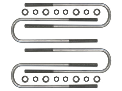 Rear 12in U-Bolt Kit <br> 2011-2025 Ford F-250 F-350 Super Duty