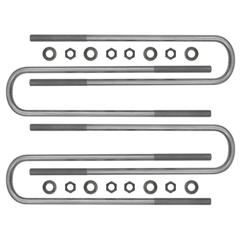 Rear 17in U-Bolt Kit <br> 2011-2025 Ford F-250 F-350 Super Duty