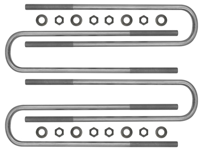 Rear 17in U-Bolt Kit <br> 2011-2025 Ford F-250 F-350 Super Duty