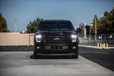 Quad Pro LED Projector Headlights <br> 15-17 Ford F-150