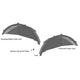 Rear Inner Fender Flares Liners <br>20-24 Jeep Gladiator